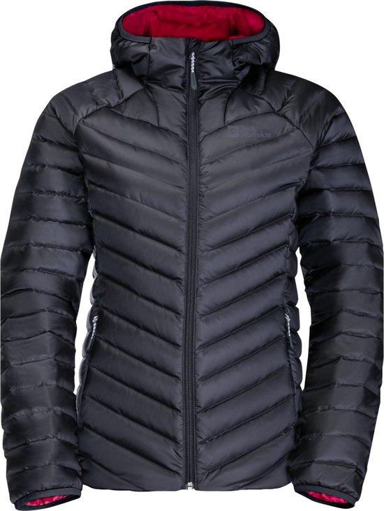Jack Wolfskin Passamani Down Hoody W 1207101-1388, Femme, Grijs, Veste, taille: L