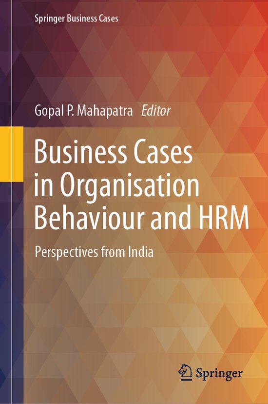 Springer Business Cases- Business Cases in Organisation Beha ... - cover