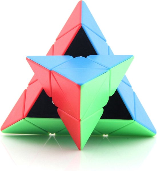 Qiyi Piramide Kubus 3X3 - speedcube - 3X3X3 Piramide Puzzel Kubus van Qiyi — afbeelding 2