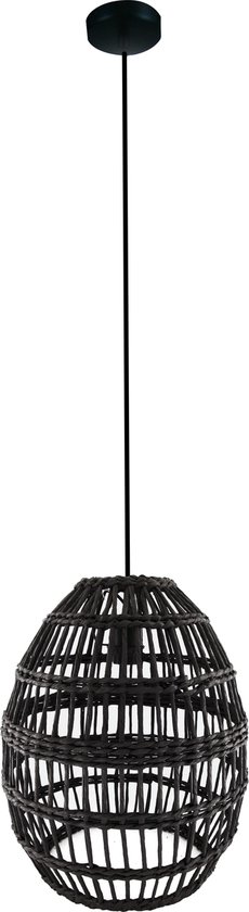 DKNC - Lampe suspendue papier - 37x37x45cm - Zwart