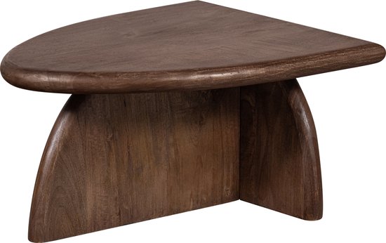 WOOOD Table d'appoint Nalin - Manguier - Noyer - 30x60x50