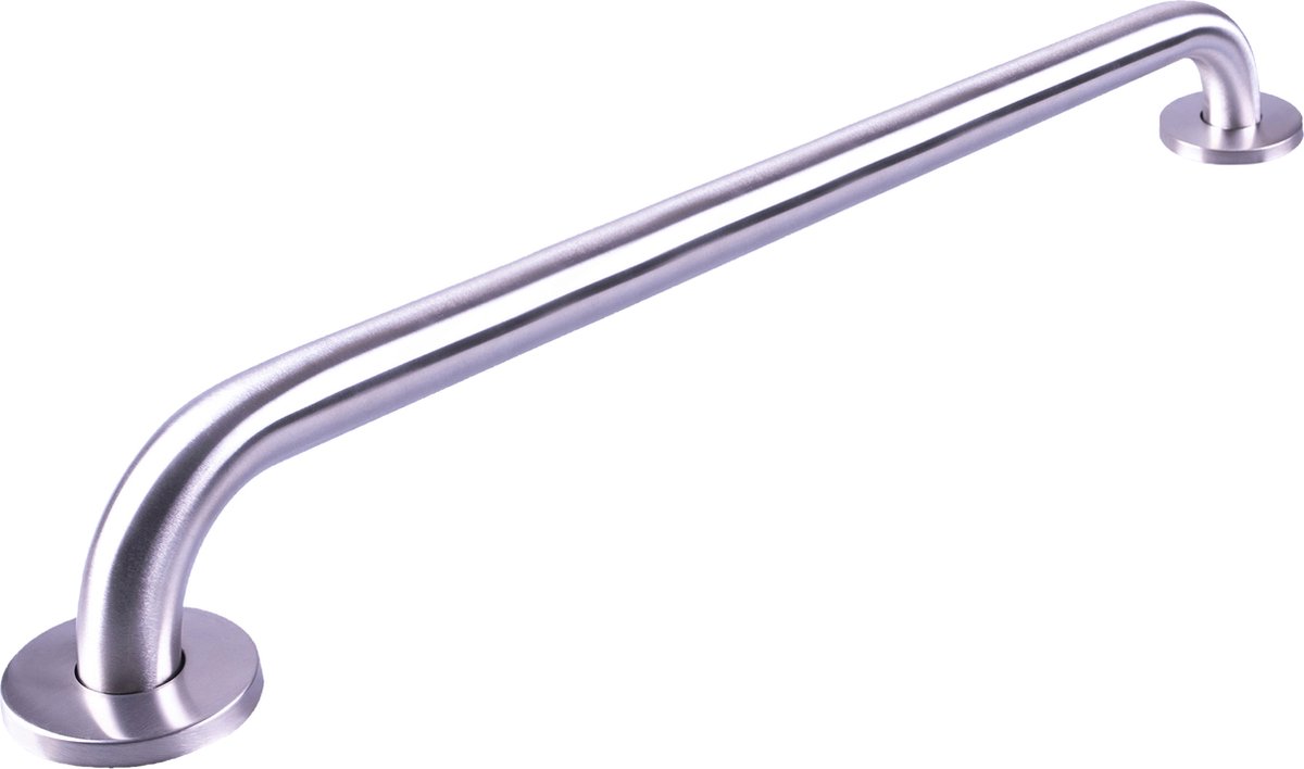 Aidapt RVS Handgreep met geborstelde afwerking - 90 cm - Zilver