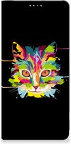 Smartphone Hoesje OnePlus Nord 3 Wallet Case Leuke Verjaardagscadeaus Cat Color