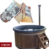 Hottub hout | 20 kilogram brandhout voor hot tub | houtgestookte jacuzzi aansteken