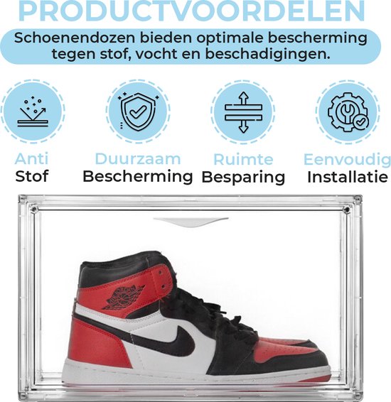 Acheter Boîtes de rangement pour chaussures Lot de 3 boîtes à chaussures  transparentes empilables avec porte magnétique, organiseur de chaussures à  ouverture frontale, rangement pour baskets pour les têtes de baskets