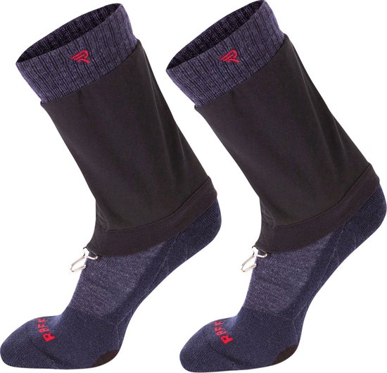 RANDY SUN Waterdichte ademende sokken, [SGS-gecertificeerd], Unisex Novum We Wandelen. Trekking Wandelingen Waden Trail Sokken 1 paar, Knee High Black Green, M