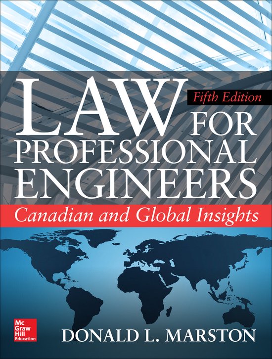 Law for Professional Engineers: Canadian and Global Insights ... - cover