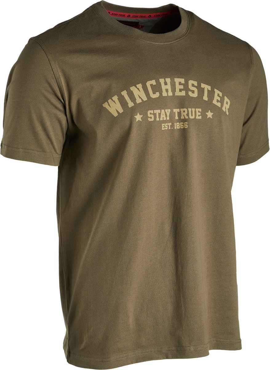 Winchester T-shirt - Heren - Rockdale - Premium Jacht Merk - Groen - 3XL