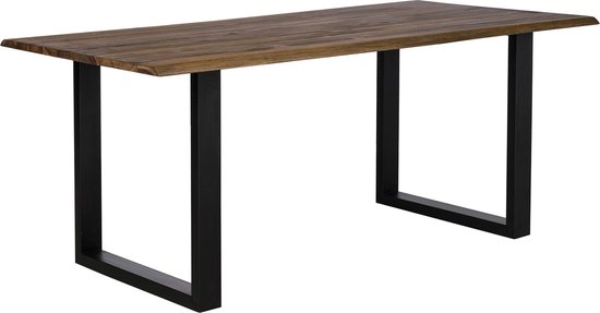 Eetkamertafel Hugo Acacia - Rechthoek - 140x80cm - Hoogte 75 cm