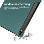 iMoshion Tablet Hoes Geschikt voor Samsung Galaxy Tab S9 - iMoshion Trifold Bookcase - Donkergroen