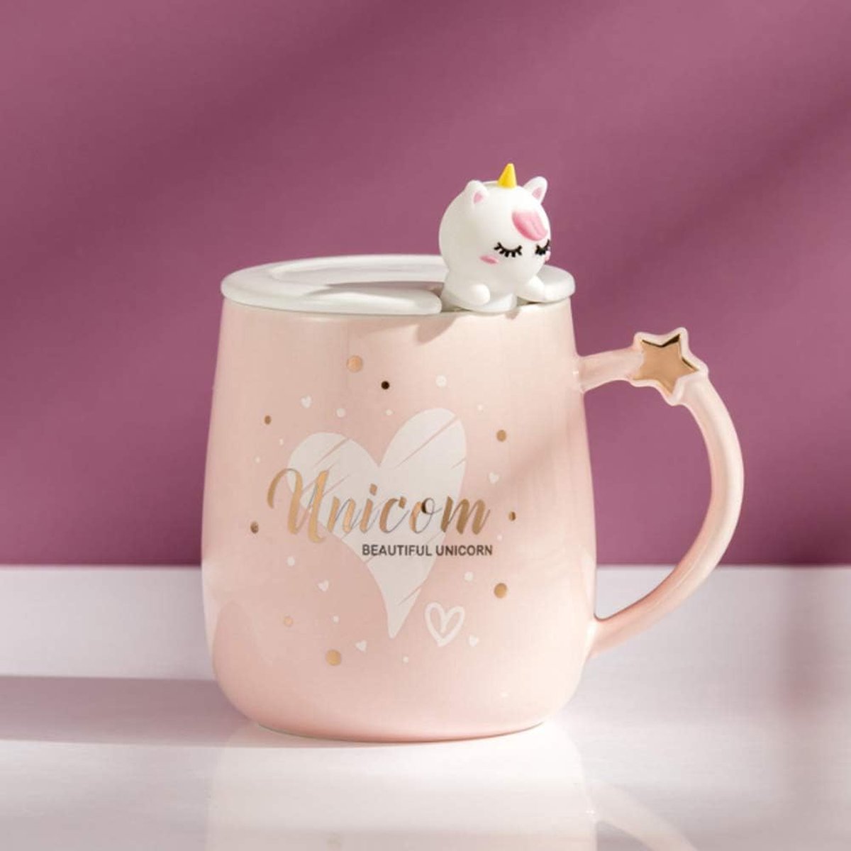 Set Tasse & Assiette Chat: Mug Original avec Cuillère Assortie