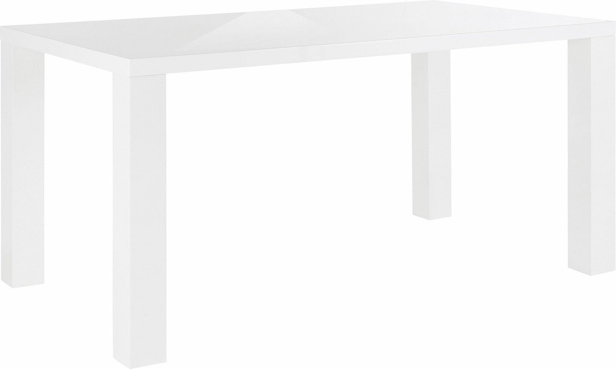 Sky - Eettafel 160x90 cm in wit MDF (75 x 160 x 90 cm)