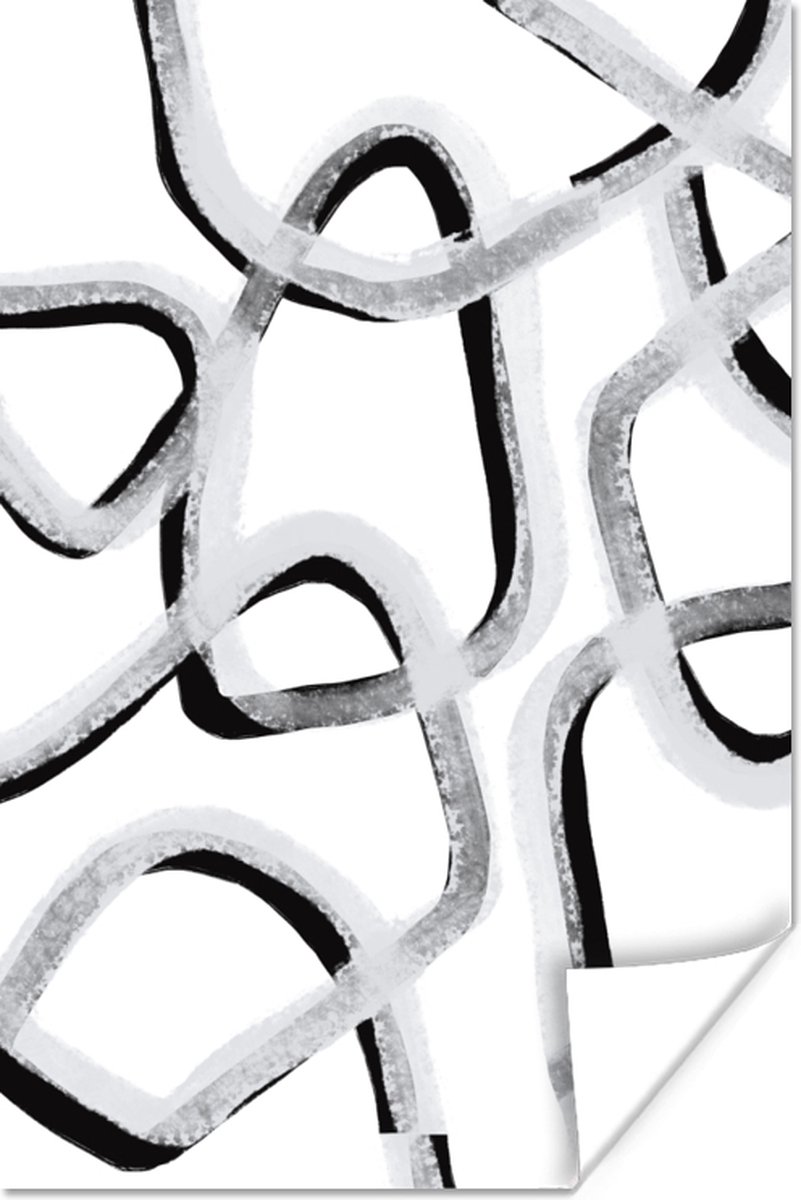 Poster Lijn - Minimalisme - Design - 80x120 cm