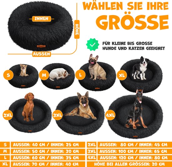 Lovpet® Hondenbed, Hondenkussen, Hondenmand Chiller, Inclusief Voerbak 3 X Kauwbotten Hondenbankkussen Voor Kleine Middelgrote En Grote Honden Hoes Afneembaar Wasbaar Xl 110 75 27 Cm Grijs 1539327990