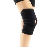 Patella en Ligament Ondersteund Kniebrace | Elastisch Verstelbaar | Kniebandage | Lang | Maat M