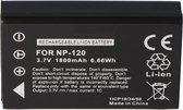 AccuCell-batterij geschikt voor Fuji NP-120, BP-1500S, D-LI7, DB-43