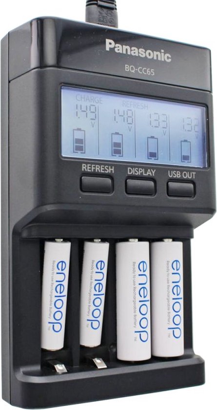 AA/AAA NiMH Batterij Lader 4x AA/HR6 2000 mAh