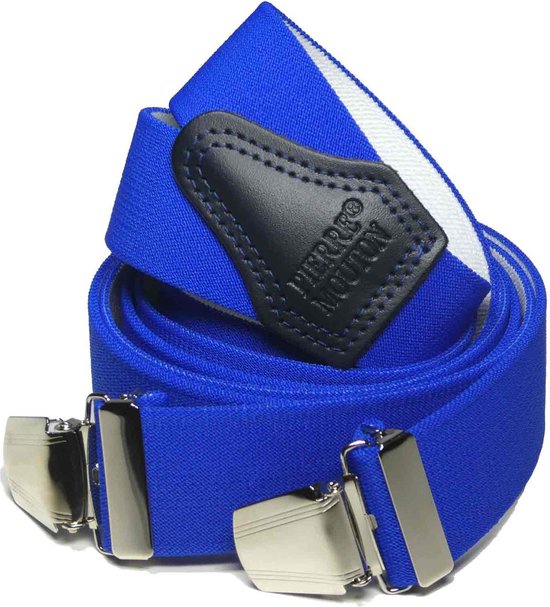 Pierre Mouton - Extra jarretelles Extra Strong - Bleu cobalt