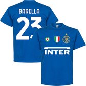 Inter Barella 23 Team T-Shirt - Blauw - XXL