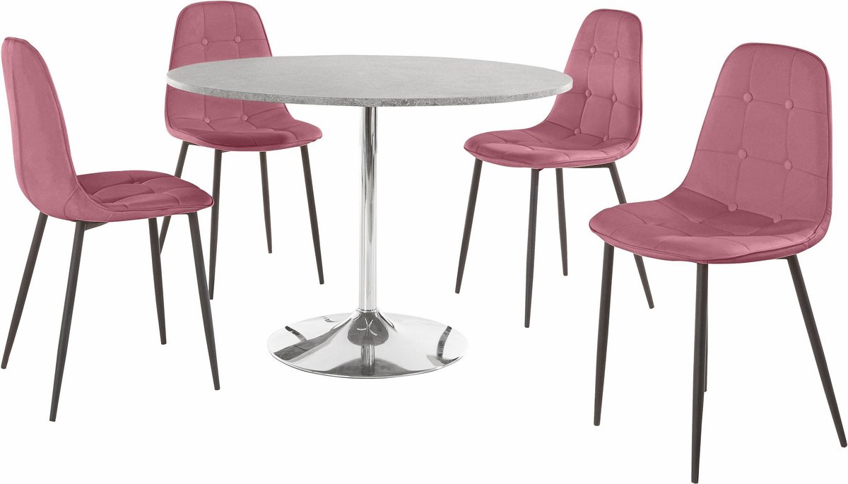 Tumpet&Luna-Eetset - 110 cm - Roze