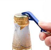 CHPN - Sleutelhanger - Bierfles opener - Fles opener - Blauwleurige Bieropener Sleutelhanger: Cadeau - Keychain - Bottle opener - Blauw