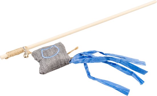 ECO Navy canne à pêche cerf-volant herbe chat 20x6x40cm Multicolore