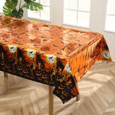 Chemin De Table Halloween - 45x185 Cm - Motif Toiles D'araignée - Décoration Fête Effrayante