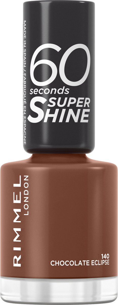 Rimmel 60 Seconds Super Shine Nagellak - 140 Chocolate Eclipse - Rimmel London