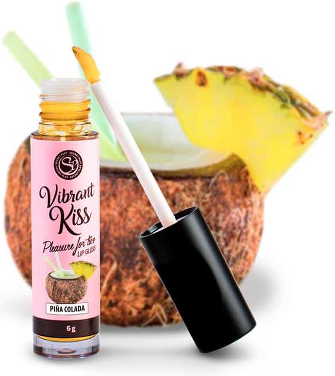 Goedkoopste Lip Gloss Vibrant Kiss Piña Colada Flavor