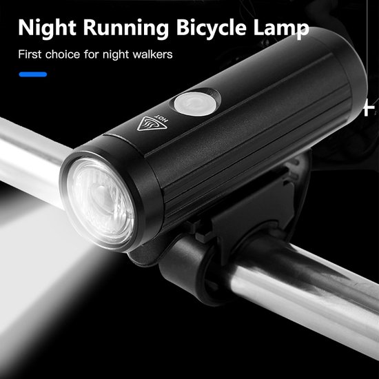 Lampe Avant Velo Support Guidon - Phare Waterproof 400 Lumens