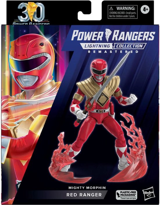 Power Rangers Lightning Collection Remastered Action Figure Mighty Morphin Red Ranger 15 cm