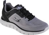 Skechers Track-Broader 232698-GYBK, Mannen, Grijs, Sneakers,Sportschoenen, maat: 41