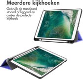 iMoshion Tablet Hoes Geschikt voor iPad 2017 (5e generatie) / iPad 6e generatie (2018) / iPad Air / iPad Air 2 - iMoshion Trifold Bookcase - Lila /Lila