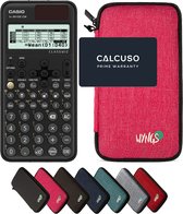 CALCUSO Basispakket roze met Rekenmachine Casio FX-991DE CW ClassWiz