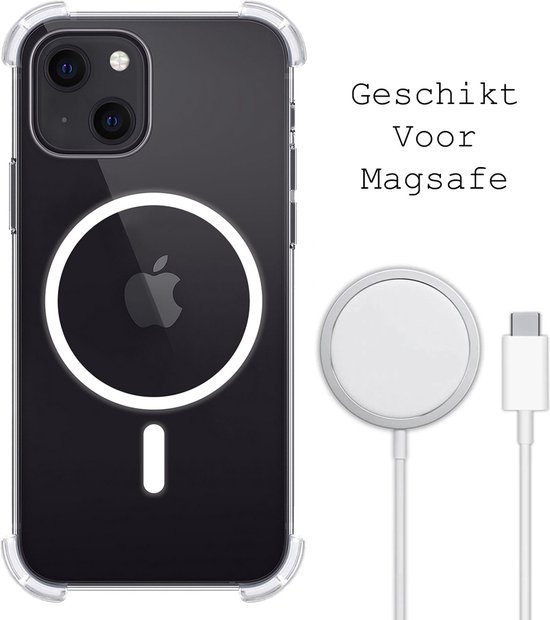 Cozycase for iPhone 15 Pro Magnetic Case Waterproof Shockproof Compatibel met MagSafe - Ingebouwd Screen/Camera Protector - Waterdicht Hoes/Hoesje met Koord/Strap 360 Full Body Protective Case