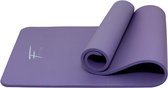 Yogamat van zeer dicht schuim, comfortabel NBR – 183 x 61 x 1,5 cm – voor gym, yoga, sport, gymnastiek, fitness, pilates, spiertraining – inclusief draagriem