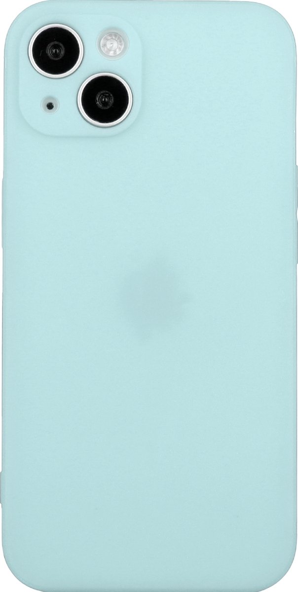 Mobigear Hoesje geschikt voor Apple iPhone 15 Plus Telefoonhoesje Flexibel TPU | Mobigear Colors Backcover | iPhone 15 Plus Case | Back Cover - Turquoise