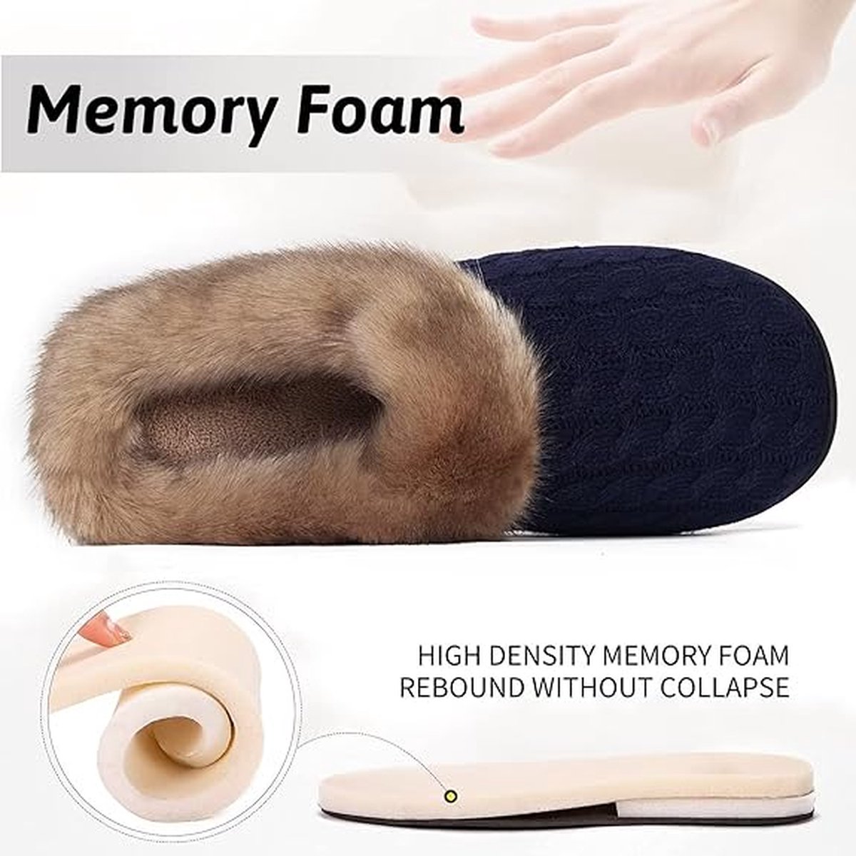 Warm winter slippers -Dunlop women's slippers