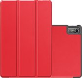 Hoesje Geschikt voor Lenovo Tab M10 5G Hoesje Case Hard Cover Hoes Book Case - Rood