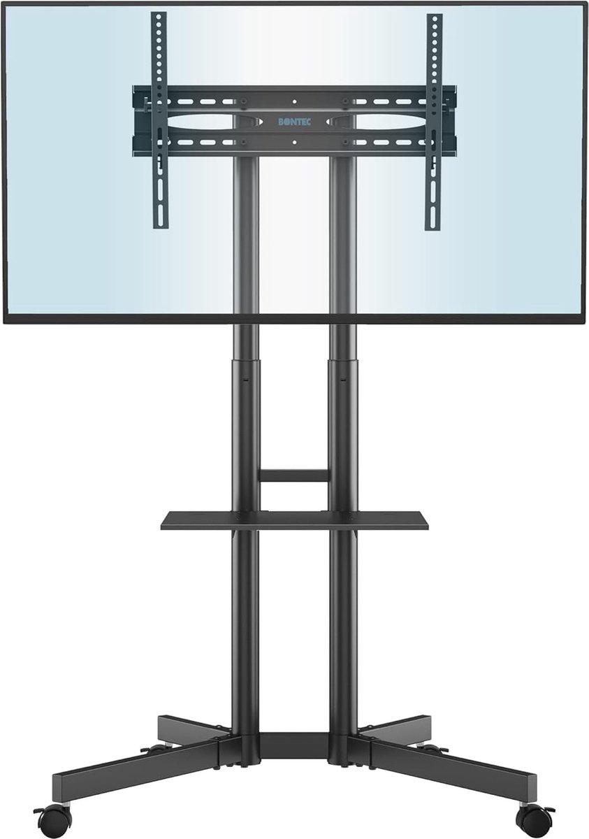 Rollende tv-kar voor 10-42 inch LCD LED OLED-plasma-tv's, in hoogte Rollende tv-kar voor 10-42 inch LCD LED OLED-plasma-tv's, in hoogte