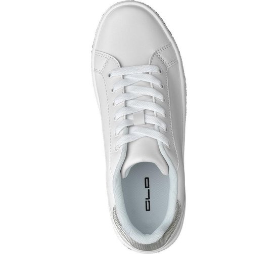 Steentjes sneakers in de kleur wit voor dames | KLEDING.nl