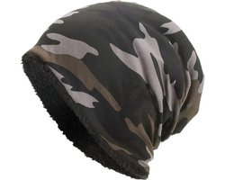 Winter muts | baggy camouflage bedrukte muts | heren | 4 kleuren