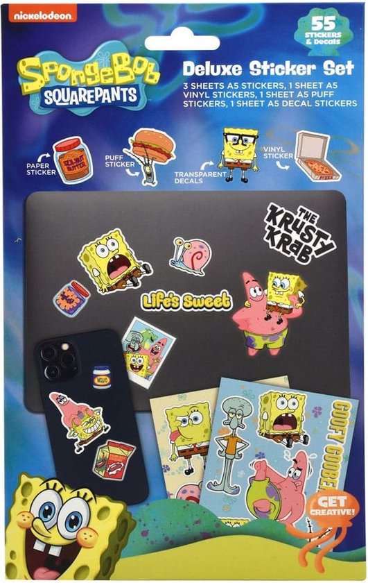 SpongeBob SquarePants Deluxe Sticker Set