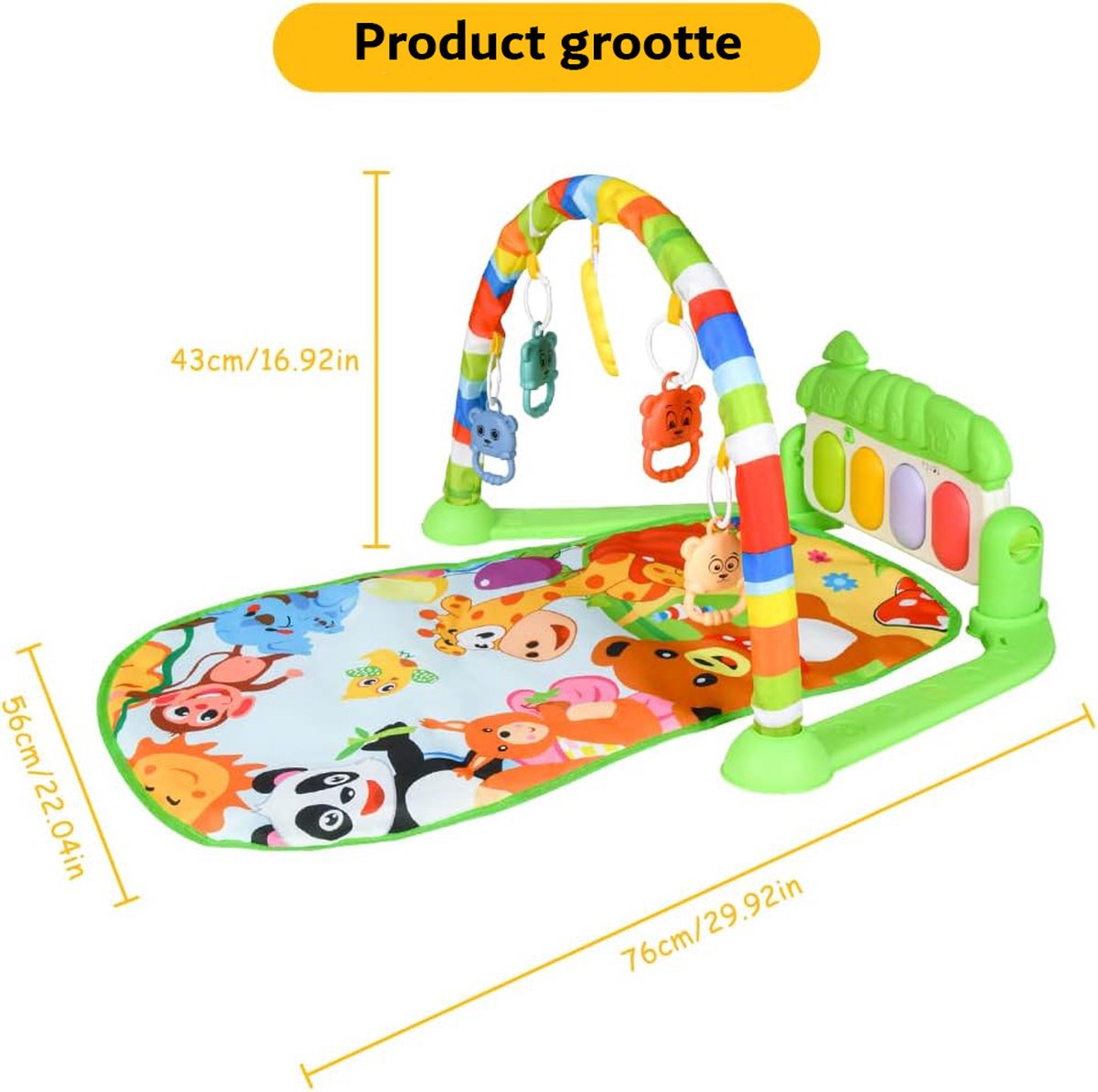 LEADSTAR Tapis musical - speelgoed pour enfants - 2 ans - tapis