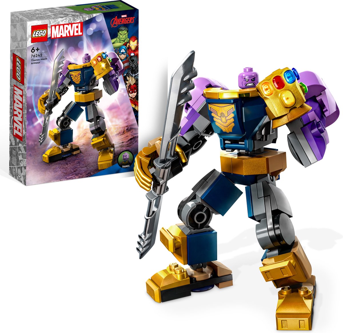LEGO Marvel Avengers Marvel Thanos mechapantser - 76242 — afbeelding 9