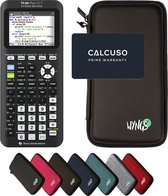 CALCUSO Basispakket Zwarte van rekenmachine TI-84 Plus CE-T Python Edition