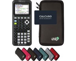 TI-84 Plus CE-T Python Edition incl. WYNGS Beschermhoes Zwart - Grafische Rekenmachine - Basis Pakket