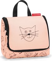 toilettas s kids, Cats and dogs roze, 18 cm, cosmeticakoffer
