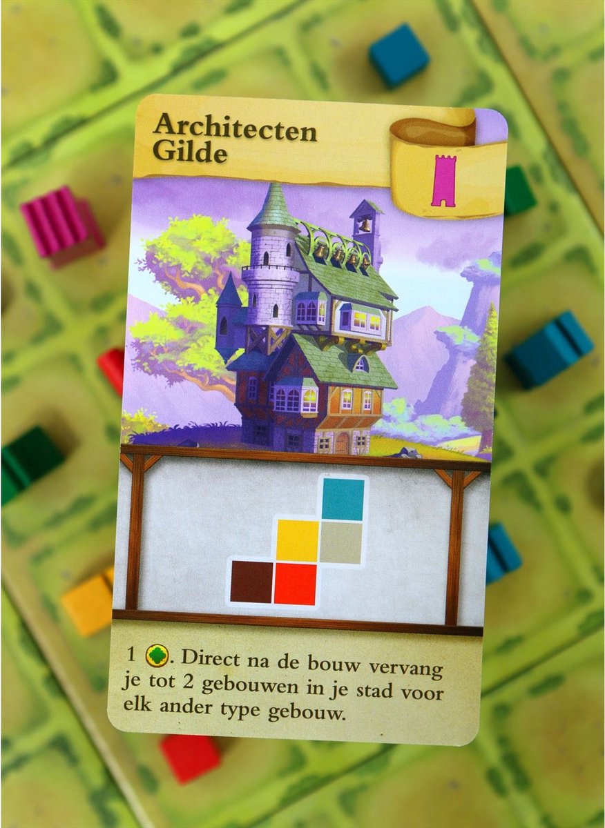 White Goblin Games - Tiny Towns - familiespel - 1 tot 6 spelers - 45 minuten - Vanaf 10 jaar - Plan slim en bouw een bloeiende stad — afbeelding 10