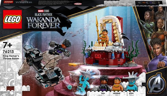 Foto: Lego marvel avengers koning namor s troonzaal 76213